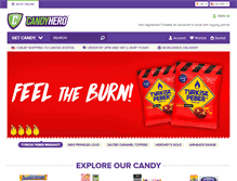 Tablet Screenshot of candyhero.com
